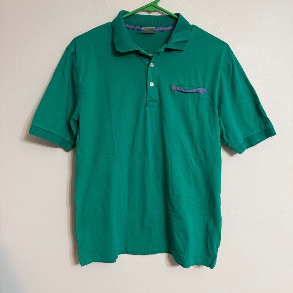 Brooks Brothers 346 Green Short‎ Sleeve Polo Shirt